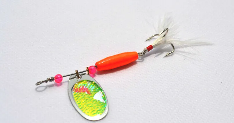 

Fishing Lure Spinner Bait Metal Spoon Lures Jigbait Bass Snakehead Mandarin Artificial Bait