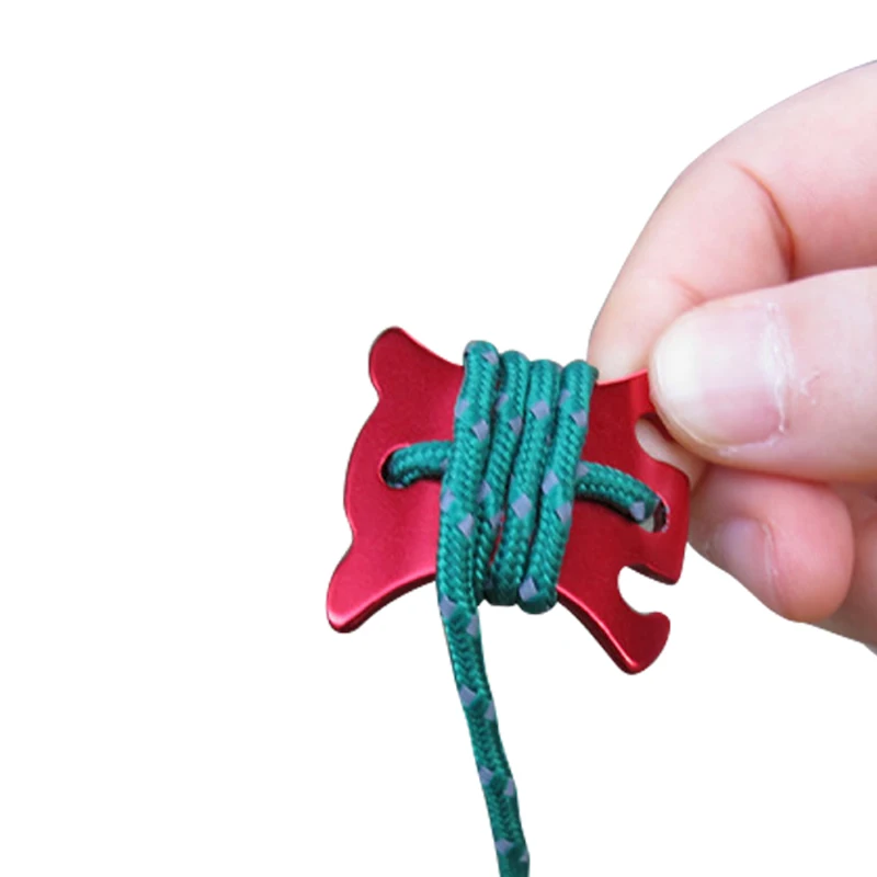 6 шт Кемпинг палатки веревки пряжки Открытый Туризм затягивание крюк веревка