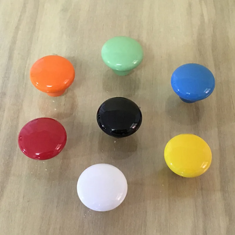 Круглая мебель конфетного цвета керамические ручки для шкафчиков круглая ручка