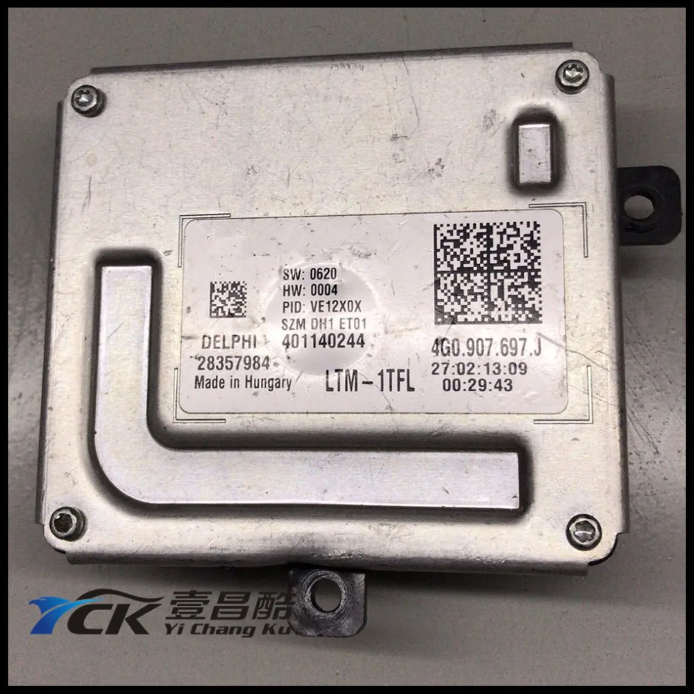 

YCK Original A7 4G0907397J LED Driver LED Headlight Control Unit 4G0907697J 4G0.907.697.J 28357984 401140244 (Genuine and Used)
