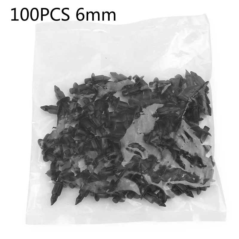 100x Fairing Panel Fastener Clips 6 MM Plastic Rivet Style For Suzuki GSXR New | Автомобили и мотоциклы