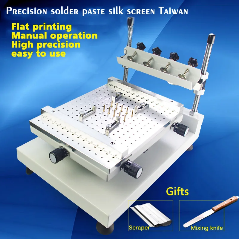 Паяльная паста печатная машина ZB3040H Высокоточный Ручной Настольный оловянный