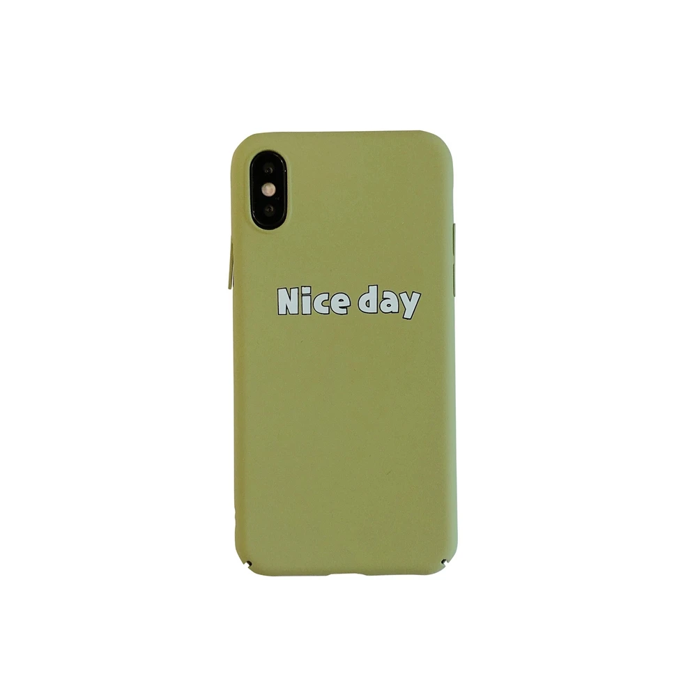 Матовый чехол для телефона iPhone 6 S Plus сплошной цвет твердая задняя крышка Etui 7 8 X XR XS