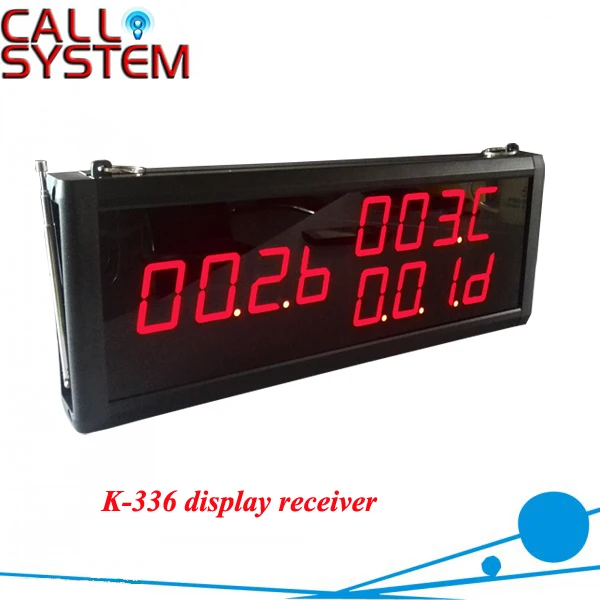 Беспроводная система вызова официанта со светодиодным дисплеем 433 МГц |