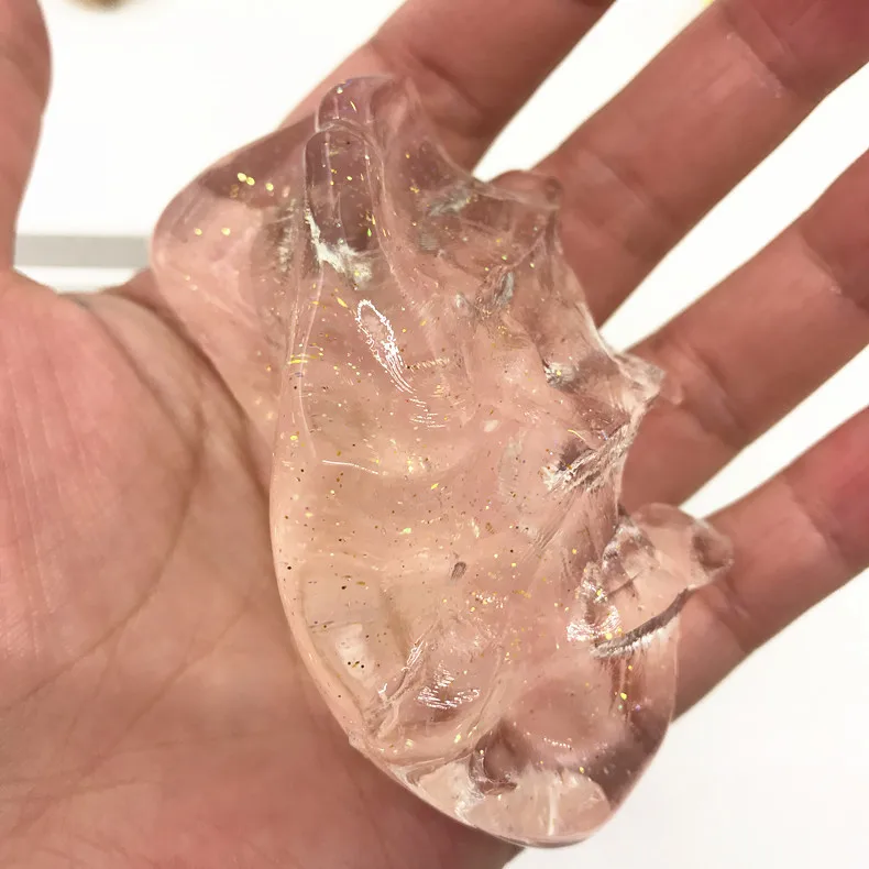 6 цветов слизи может Хрустальная глина DIY прозрачная Желейная шпатлевка