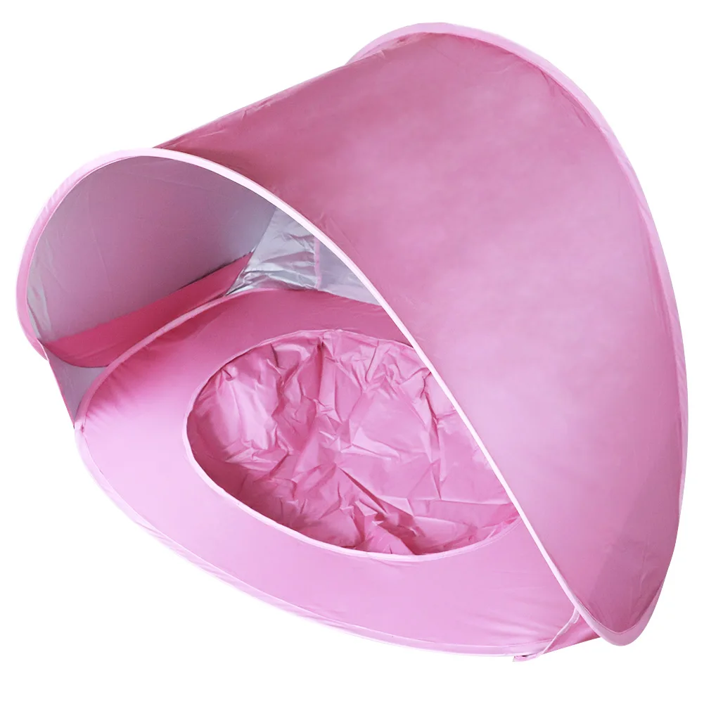 Beach Tent Pink Игровая палатка, детский бассейн, типи, палатка для детей, розовый, голубой, детская палатка, игровой домик, 100 шт./лот, Океанский шар, игрушка, палатки, легкая няня - Цвет: Beach Tent Pink