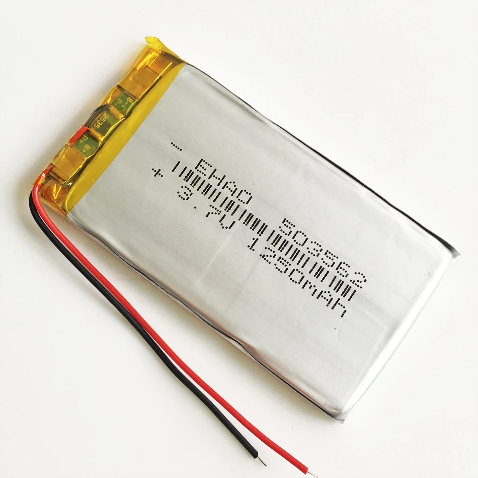 Литий полимерная аккумуляторная батарея 3 7 в 1250 мАч 503562 для Mp3 GPS PSP DVD динамиков MP4