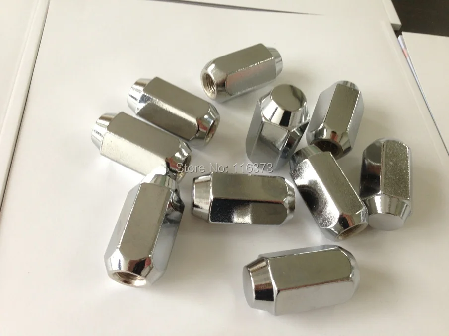 10 шт. хромированные гайки с шестигранным хвостовиком размер XL|m14x1.5 lug nuts|lug nutslug nut
