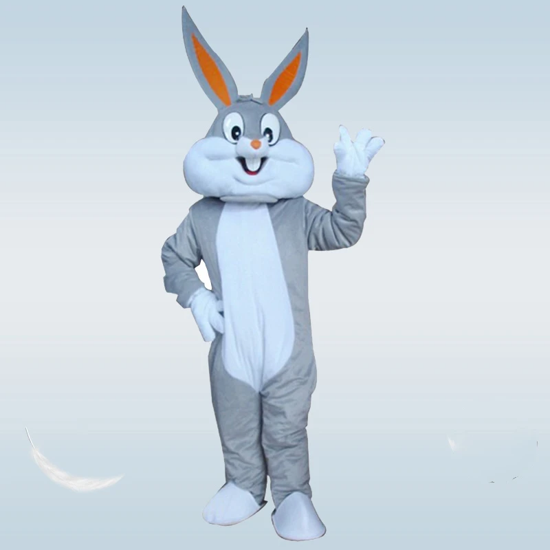 

Hot Bunny Mascot Costumes Rabbit and Bugs Bunny Adult mascot Rabbit Cartoon Character Costumes Mascot fancy dress Halloween