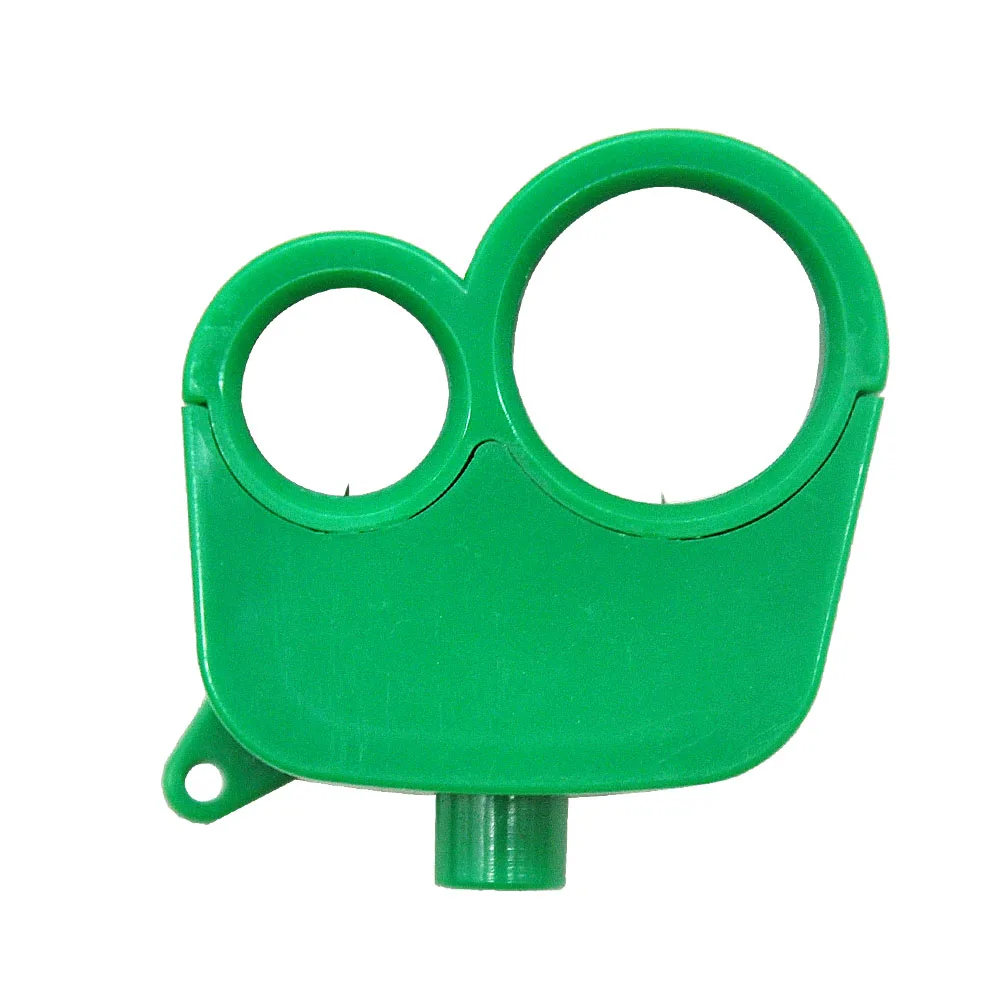 Фокус акриловый пластиковый сигарный резак Двойные Лезвия Костюм 12 мм и 18 сигары