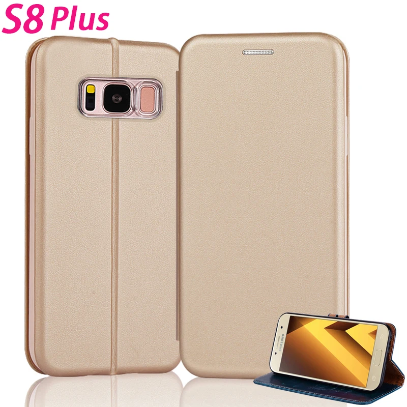 YonLinTan кожаный магнитный чехол для Samsung Galaxy S8 Plus S 8 S8Plus 6 2 &quotфлип телефона бумажник