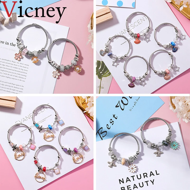 Vicney 2018 Новый Ретро Национальный стиль DIY женский браслет горный хрусталь