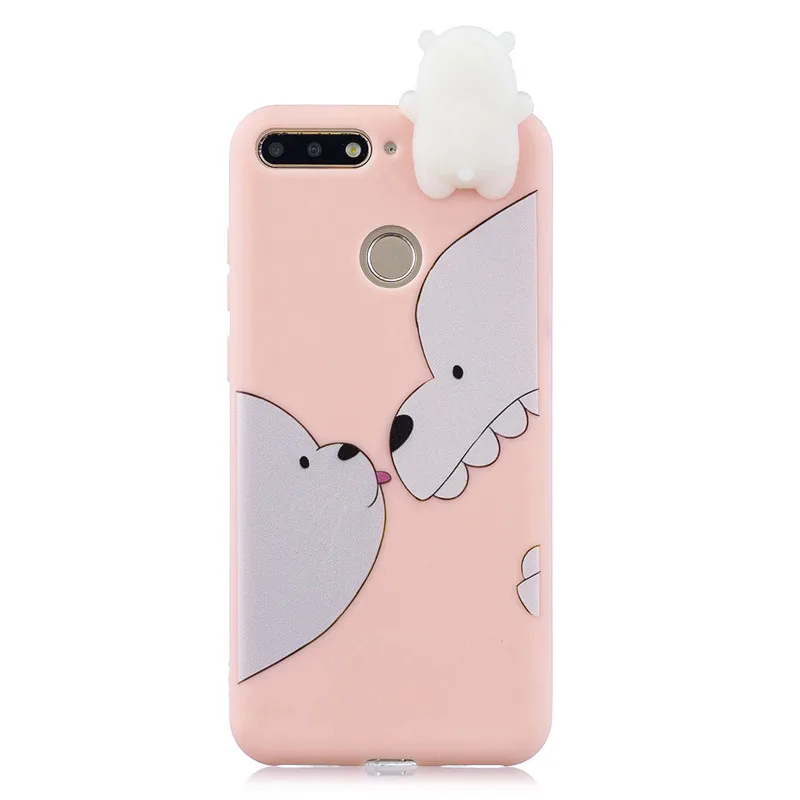 Силиконовый чехол для huawei Honor 7A Pro, чехол для Fundas huawei Y6 Prime, 3D кукольные игрушки, конфеты, мягкий ТПУ чехол для телефона s, для женщин, Etui - Цвет: Style 4