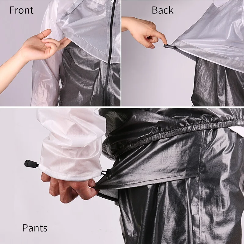 Колеса до анти-пот Светоотражающие Велоспорт куртка плащ езда на велосипеде