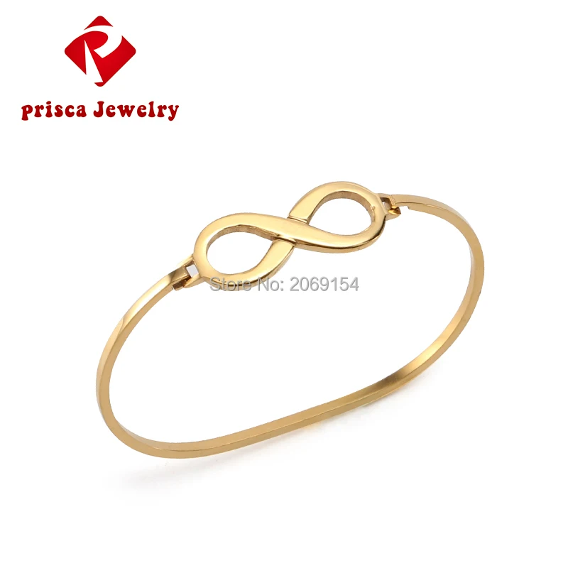 Унисекс Браслет из нержавеющей стали золотые ювелирные изделия модный