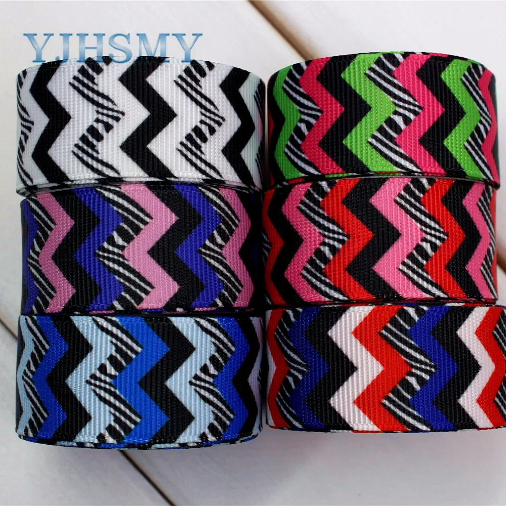 YJHSMY H 17410 1232 10 ярдов 22 мм пульсация ленты термопечать grosgrain Свадебные аксессуары DIY
