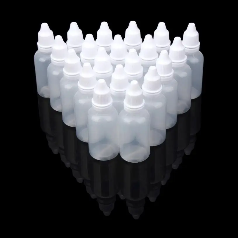 Hot 25/50/100PCS 30ml Empty Plastic Squeezable Dropper Bottles Eye Liquid Can be used to dispense and store most liquids | Красота и