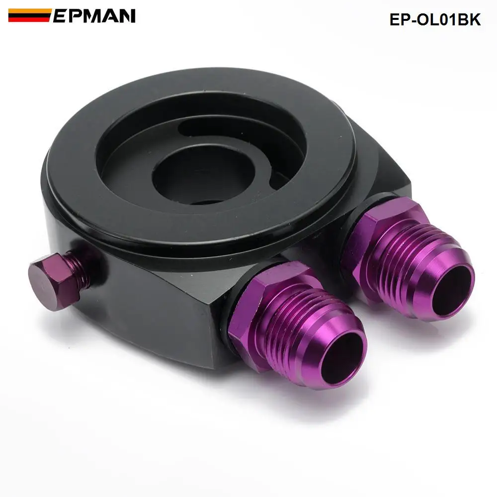Универсальный автомобильный масляный фильтр EPMAN M20 X 1 5 AN10/AN8|sandwich plate adapter|sandwich