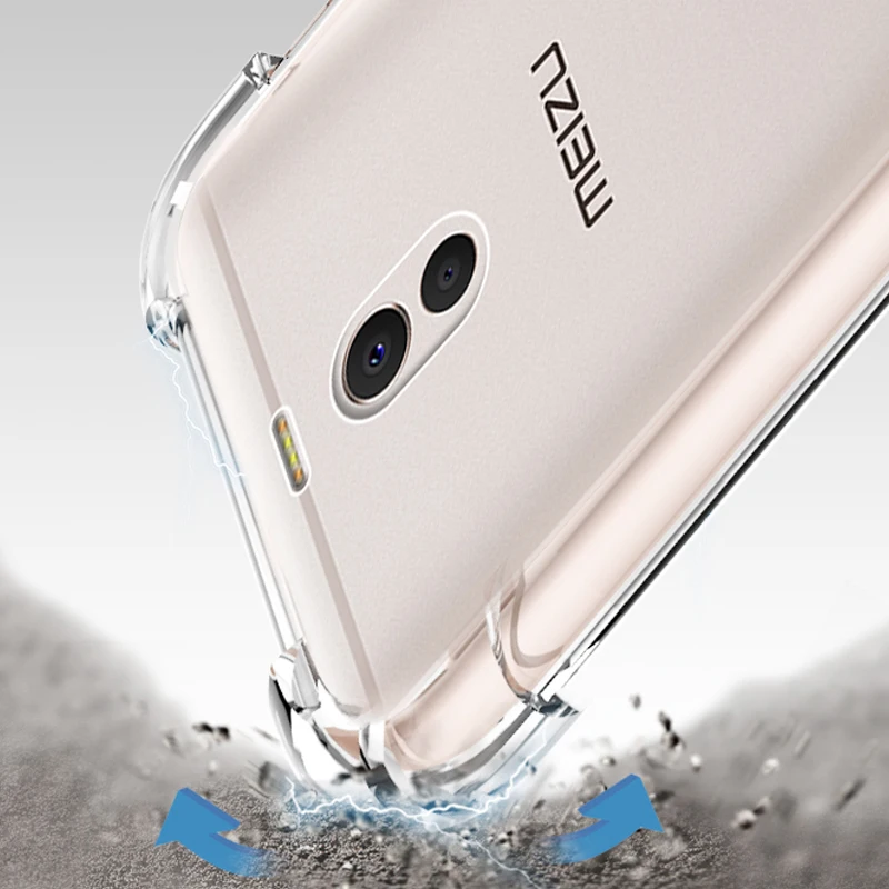 YUETUO роскошный ТПУ противоударный защитный чехол для телефона meizu m6 note maisie m6note m 6