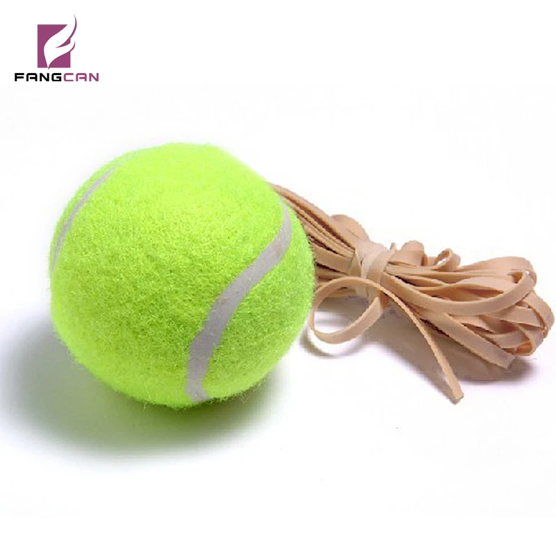 1 pc FANGCAN FCA-03 Training Tennis Ball with Yellow Flat Elastic String for | Спорт и развлечения