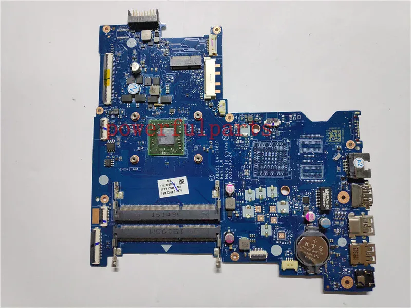 Для HP 15 AF 15Z Материнская плата ноутбука ABL51 LA C781P 813966 501 001 601 E1 CPU встроенный