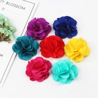 100pcs mix color cloth flowerpatchespatches for clothesdiy craft supplies craft materialdiy flowercraft supplies