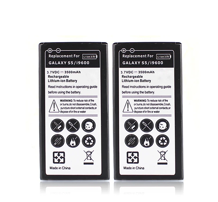Аккумулятор для телефона 3500 мАч Samsung S5 i9600 i9602 i9605 G900F G900T G9008 G9009D G9006W 1