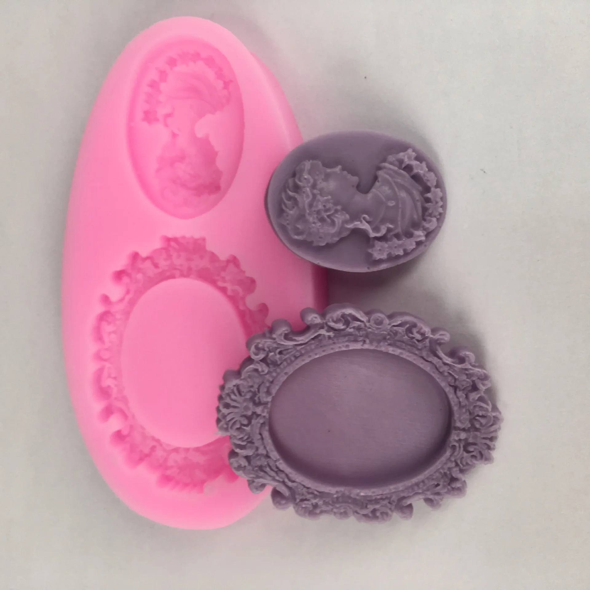 

Small Plaster Art Craft Tablets Making Gypsum Mold silicone soap Mold Baking Decorating Tool DIY Clay Mould