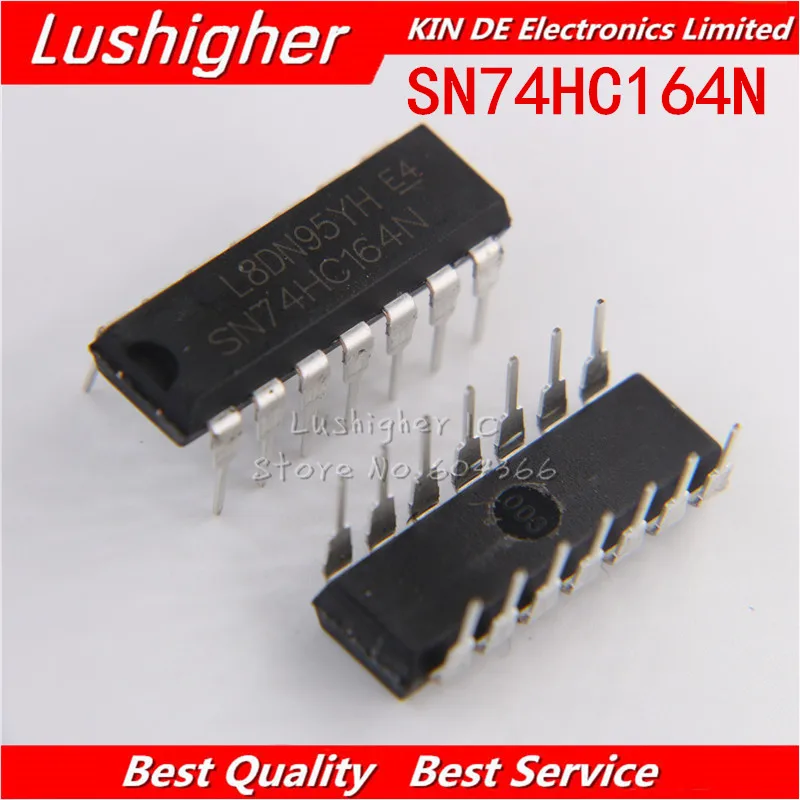10 шт. 74HC164 DIP SN74HC164N DIP14 74HC164N IC новый оригинальный|Интегральные схемы| |
