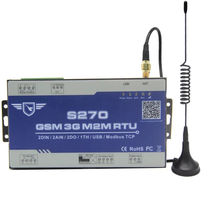 Беспроводной GSM телеметрии удаленного Управление 3g S270 GPRS записи 200 SCADA SMS