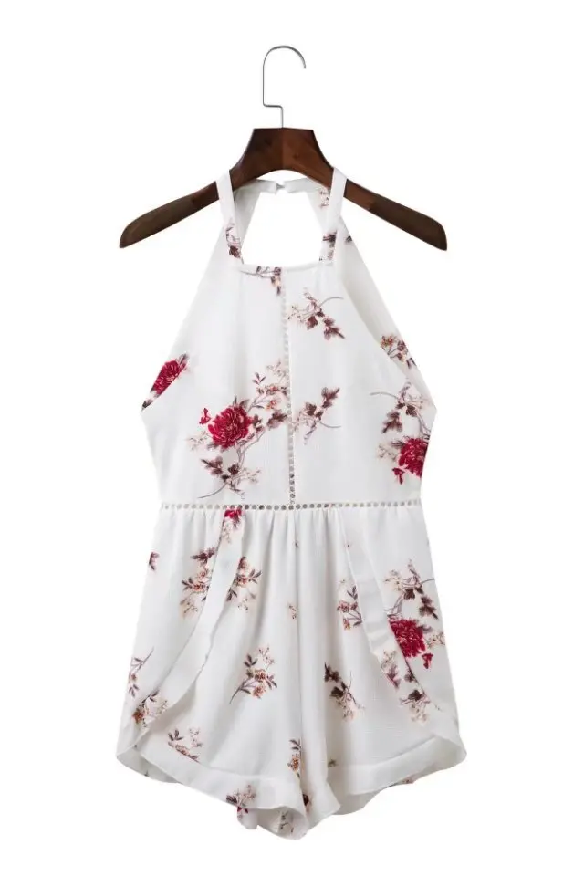 2017 Лето Новый Европейский Стиль Моды для Женщин Печатных Выдалбливают Спинки