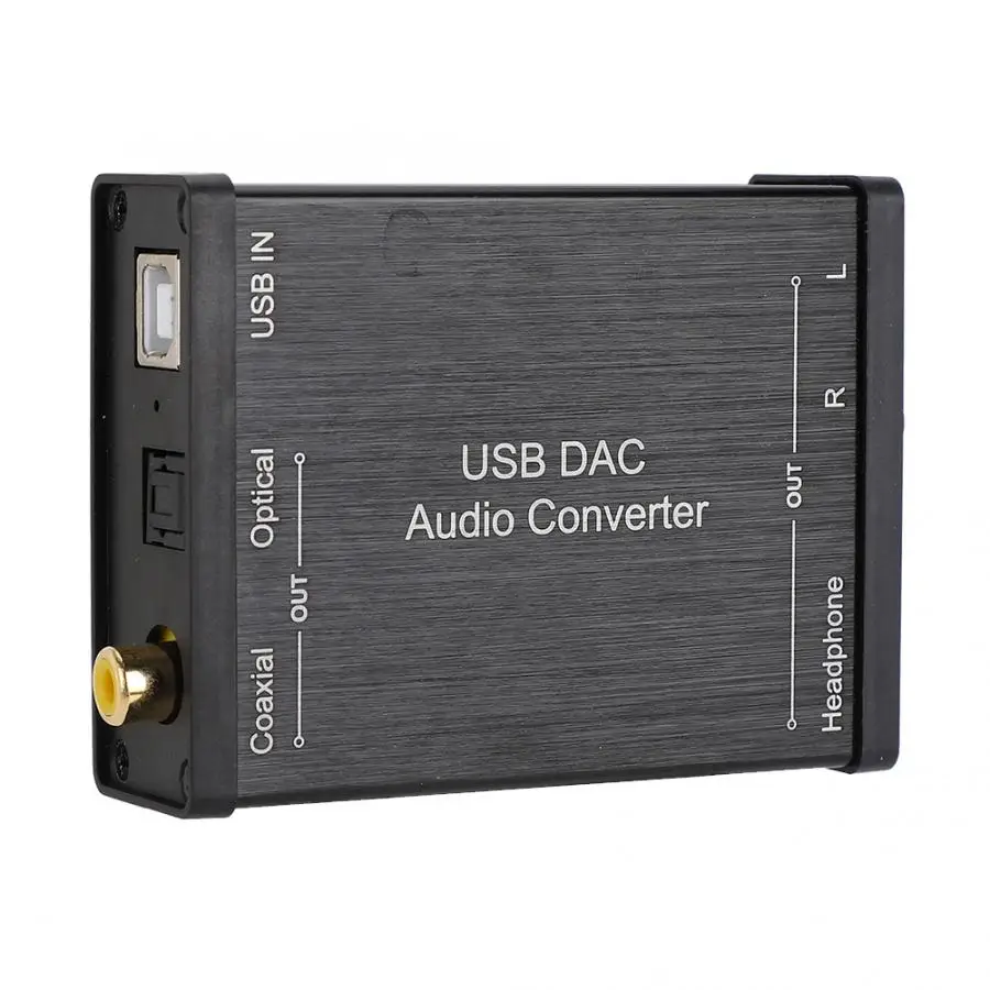 GV 023 USB DAC аудио конвертер для динамика наушников Аудио Звуковая карта Микрофон