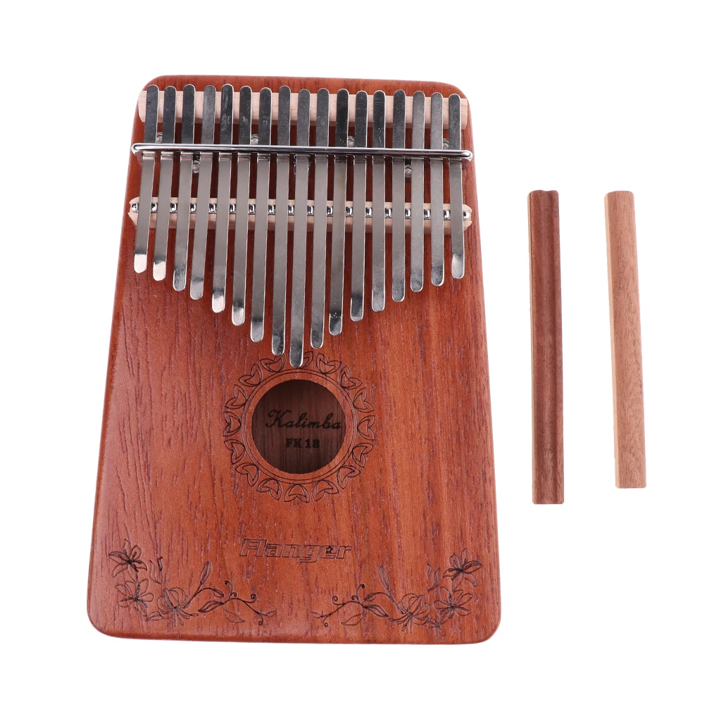 17 шт. стальные ключи для пианино Kalimba и 2 деревянных моста самостоятельной сборки