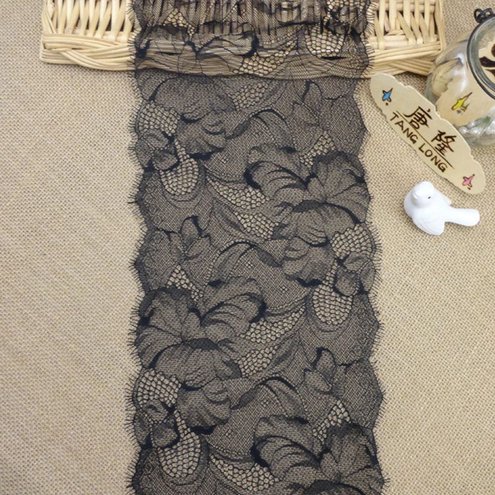 Высококачественная кружевная отделка 18 см Кружевная аппликация для шитья своими