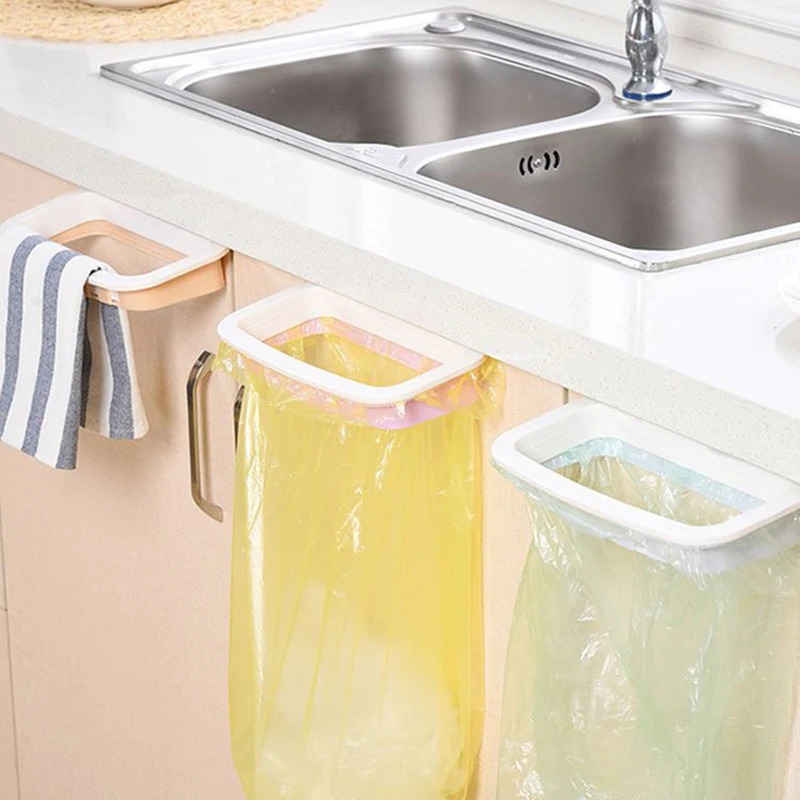 Держатель для мусорного мешка кухонные принадлежности подвесная полка хранения