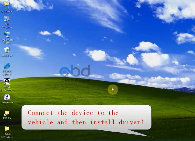 FTDI FR232RL Mini-VCI J2534 OBD2 Диагностический интерфейс Mini VCI 13.00.022 для Toyota techscray автомобильный диагностический сканер кабель