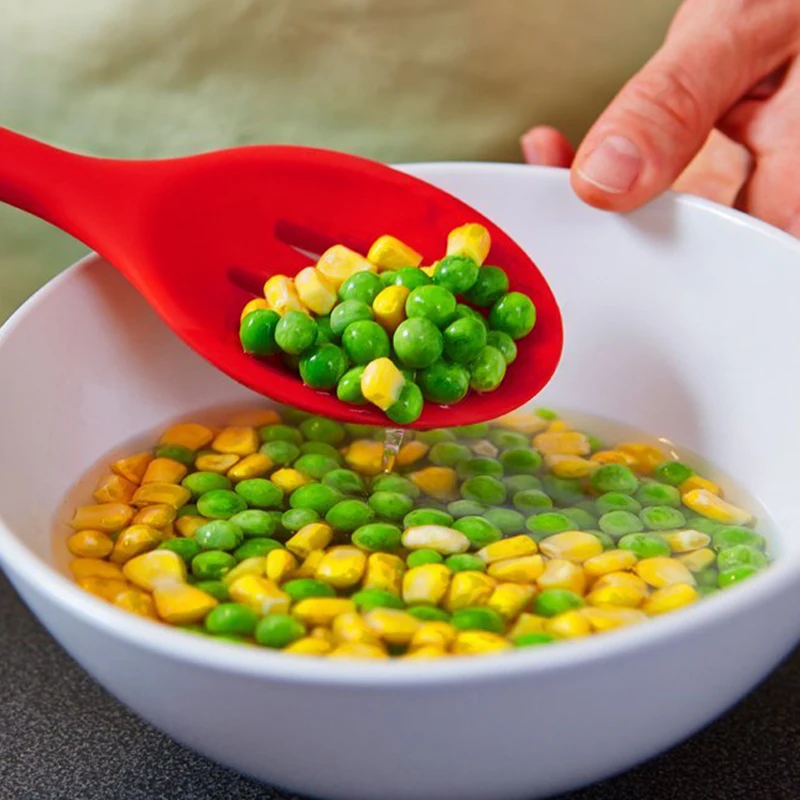 WALFOS Spatula Turner Spoonula ложка для смешивания с прорезями ковш 5 шт. кухонные силиконовые