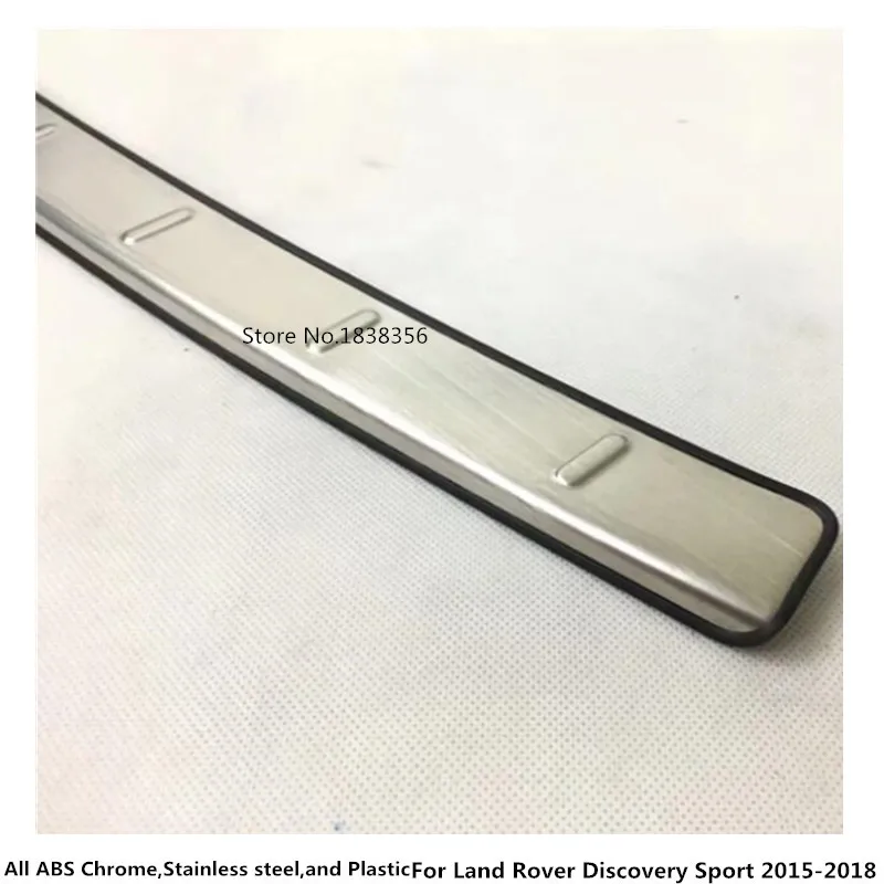 Для Land Rover Discovery Sport 2015 2016 2017 2018 2019 отделка внешнего заднего бампера из нержавеющей