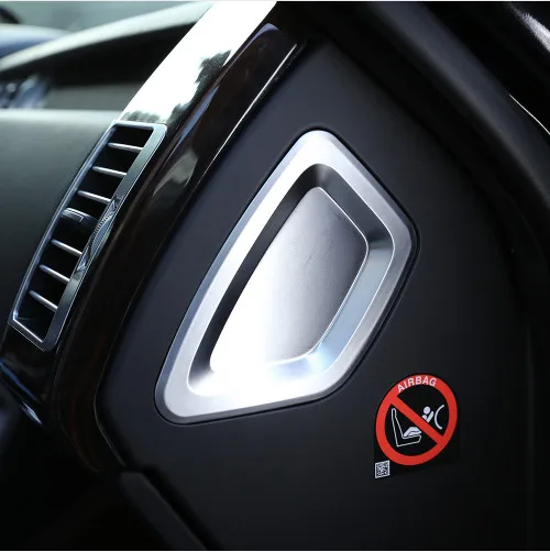 

2pcs ABS Chrome Side Center Console Decoration Panel Cover Trim For Land Rover Range Rover Vogue Autobiography 2014-2017 L405