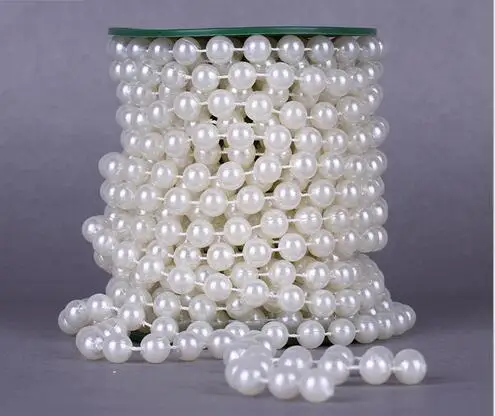 Длинная цепочка из искусственного жемчуга 5 м 10 мм|decorative decorative|decoration hangingdecorative home