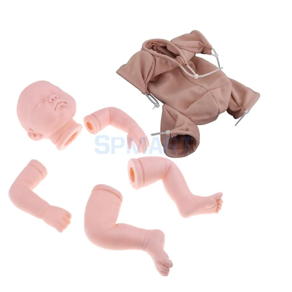 Как настоящие на ощупь силиконовые 22 дюймов Reborn комплект проснулся Baby Doll пустой