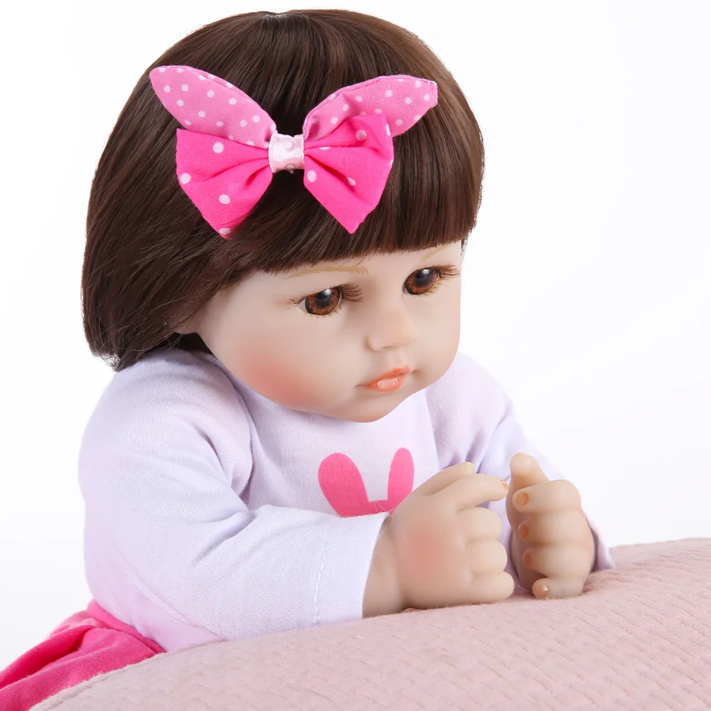 Ucanan 48 см силиконовые куклы Reborn Baby подарки сюрпризы реалистичные живые Младенцы