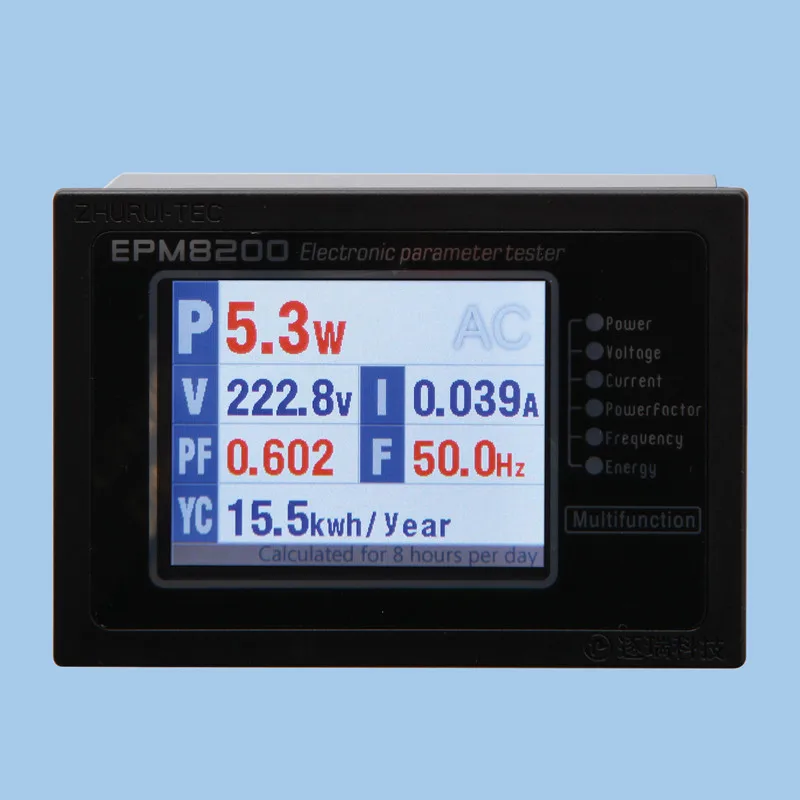 Цифровой измеритель переменного тока ZHURUI EPM8200 мощности 1000 Вт 4A 110 В 220 В|watt meter|meter