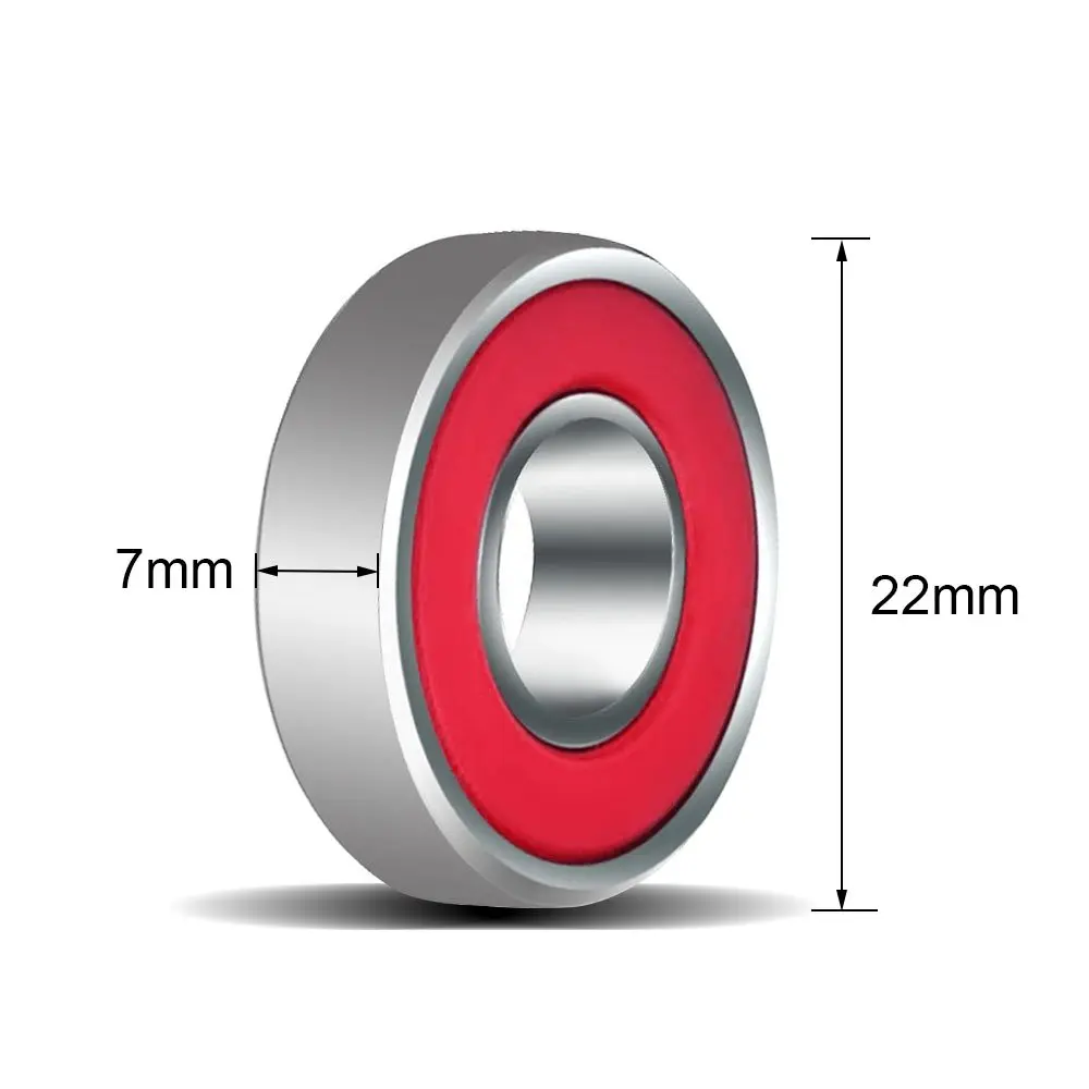Новинка 10 шт. 608 гибридные шарикоподшипники для игрушечного спиннера Tri Spinner