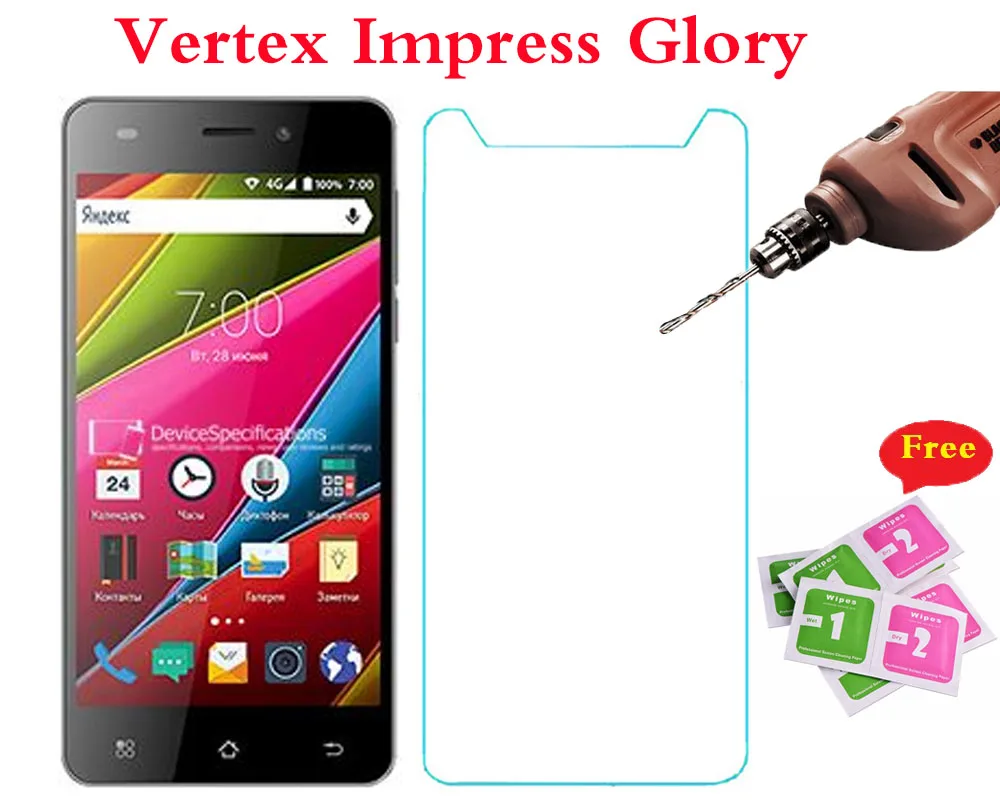 Защитное стекло на экран телефона для Vertex Impress Glory Cent Energy Jazz Win игровой риф телефон