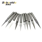 10 шт. 3,175 мм вольфрамовый резак V-образная карбидная печатная плата гравировальные Биты ЧПУ фрезерный станок выбрать размер J3.3001 фрезерный станок для резьбы по акрилу