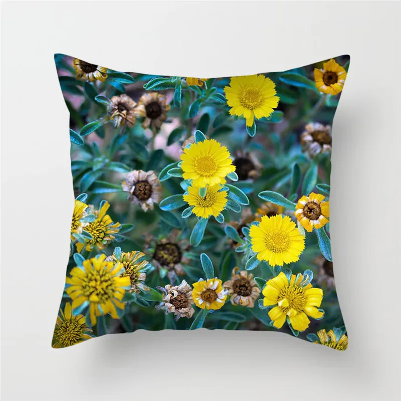 Цветочная Подушка Fuwatacchi художественная картина маслом розы Хризантема цветы