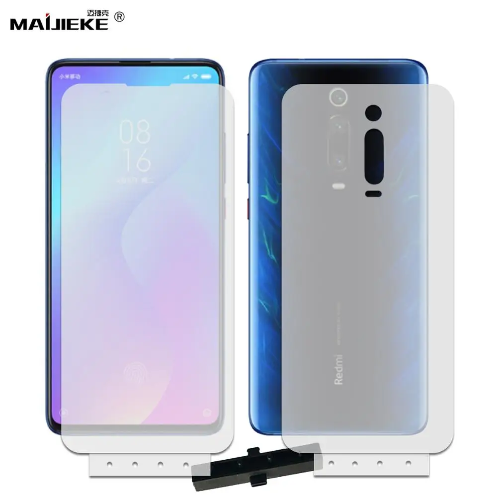 10D передняя+ задняя пленка из мягкого ТПУ для Redmi K20 Pro Note 8 7 7A HD Защита экрана для Xiaomi 9 SE полное покрытие гидрогель не стекло