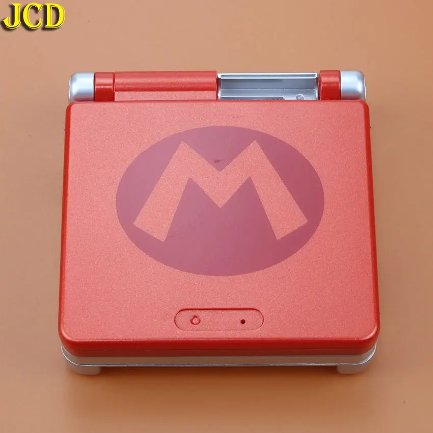 JCD Ограниченная серия, полный корпус, оболочка для kingd Gameboy Advance SP, чехол для игровой консоли, чехол для GBA SP - Цвет: Red