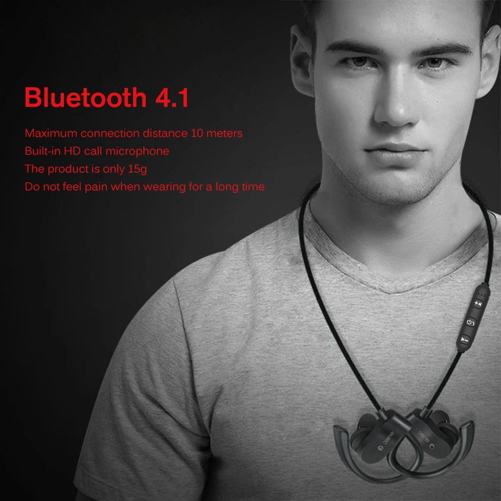 JBCO беспроводная гарнитура для занятий спортом Bluetooth наушники стерео вкладыши